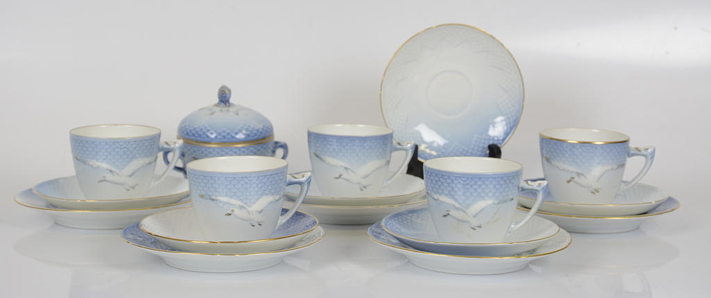 KAFFESERVISDELAR, "Blå måsen", B&G.