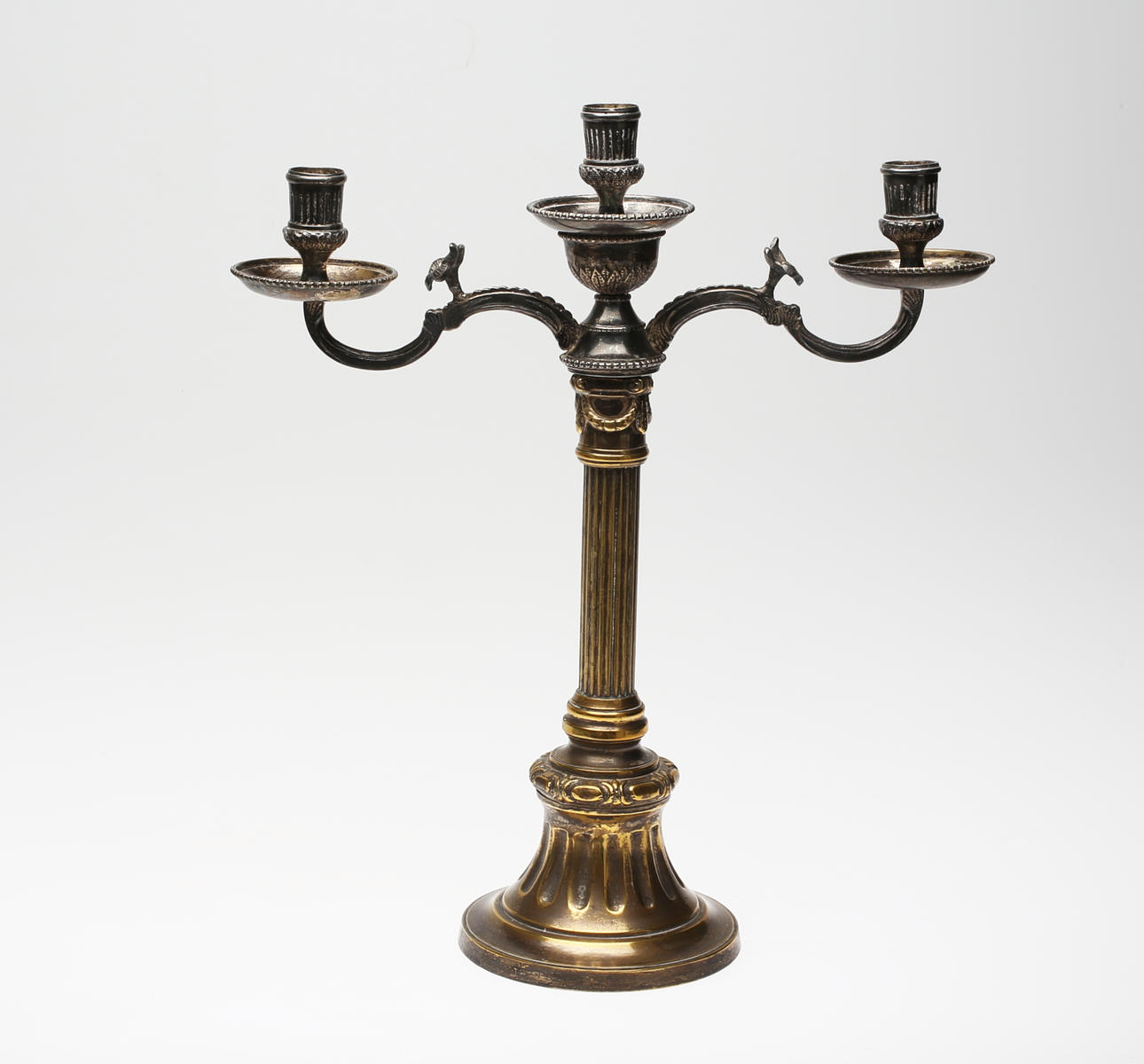 KANDELABER, Nysilver," Väsby", Ikea,1700-tal serie.