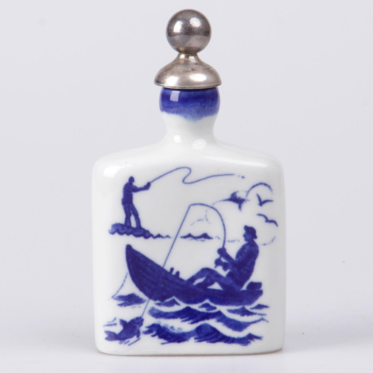 PLUNTA, porslin med silverkork, Fyrklövern och Mema, 1970-tal.