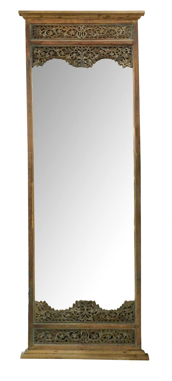 ESPEJO, madera, estilo oriental.