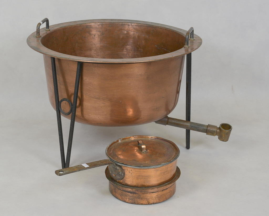 KOPPARBALJA Samt koppargryta.