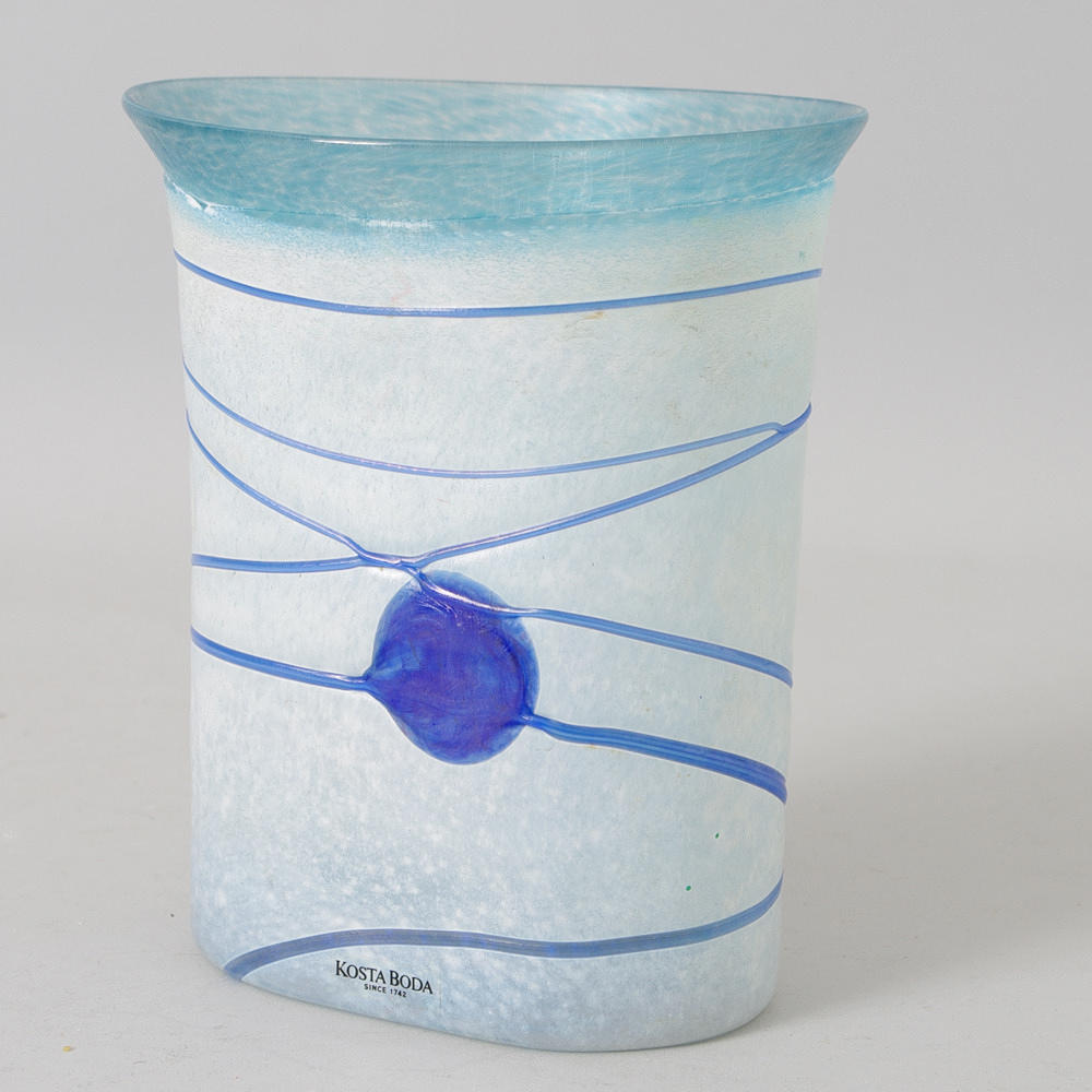 VAS, "Galaxy Blue", Bertil Vallien, Kosta Boda.