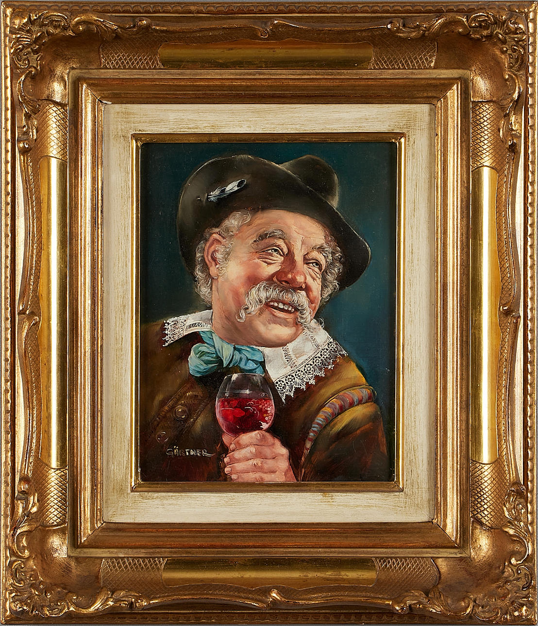 ALFRED GÄRTNER (1868-?). Dryckesbroder.