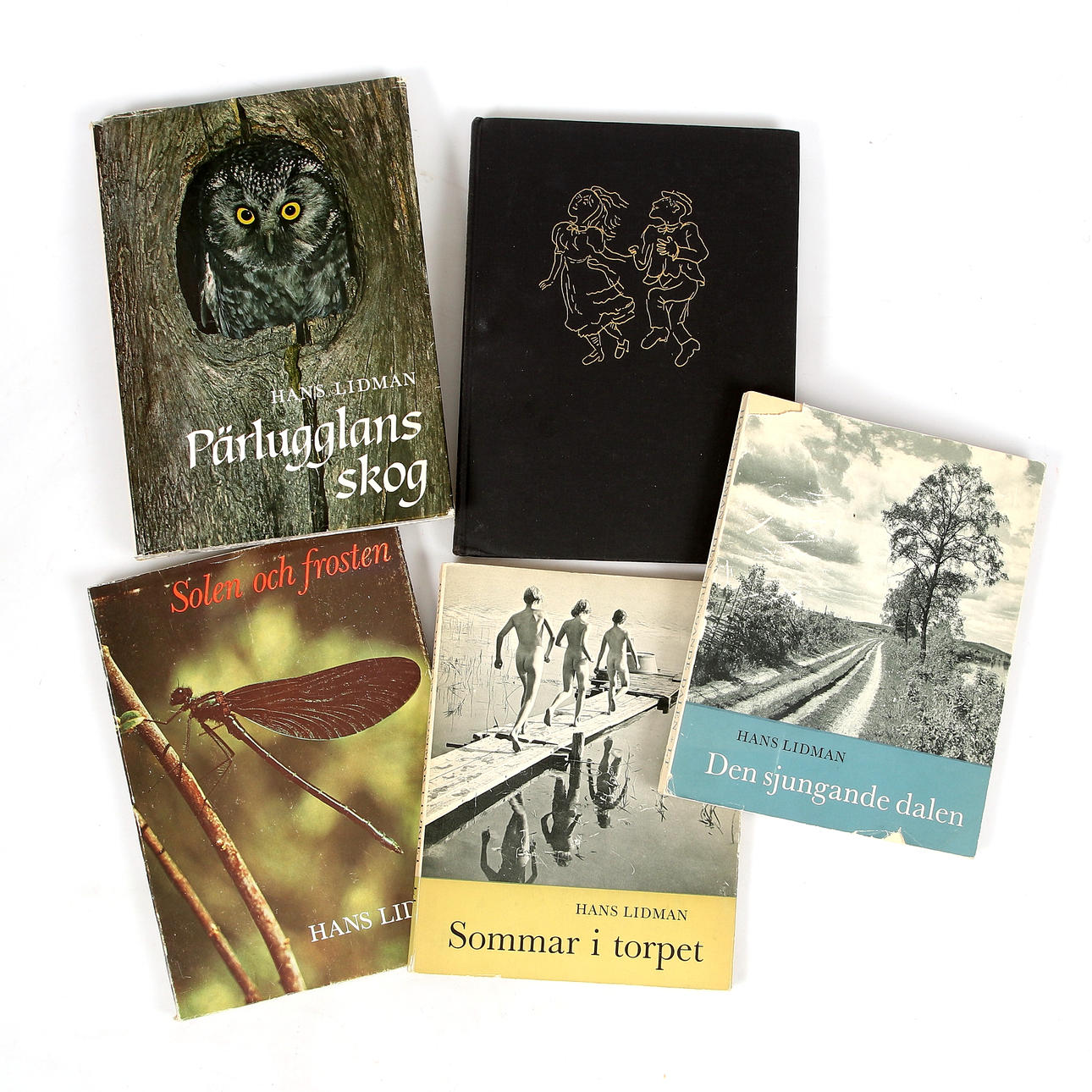 BÖCKER, 5 st. Hans Lidman, 1900-talets andra hälft.