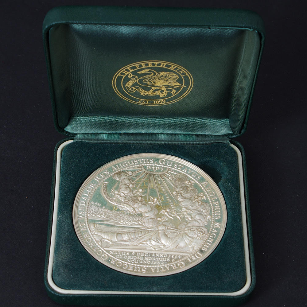 JUBILEUMSMYNT, "Fem silveruns 1594-1994".