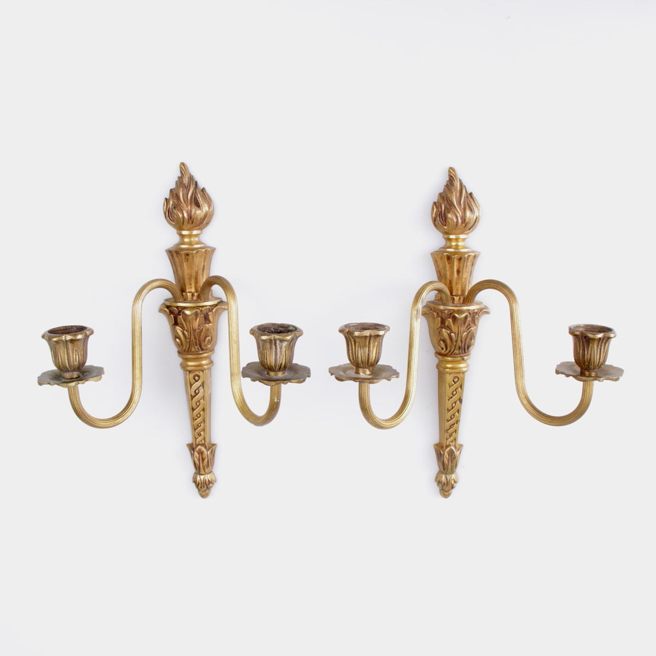 APPLIQUER, ett par, gustaviansk stil, 1900-tal.