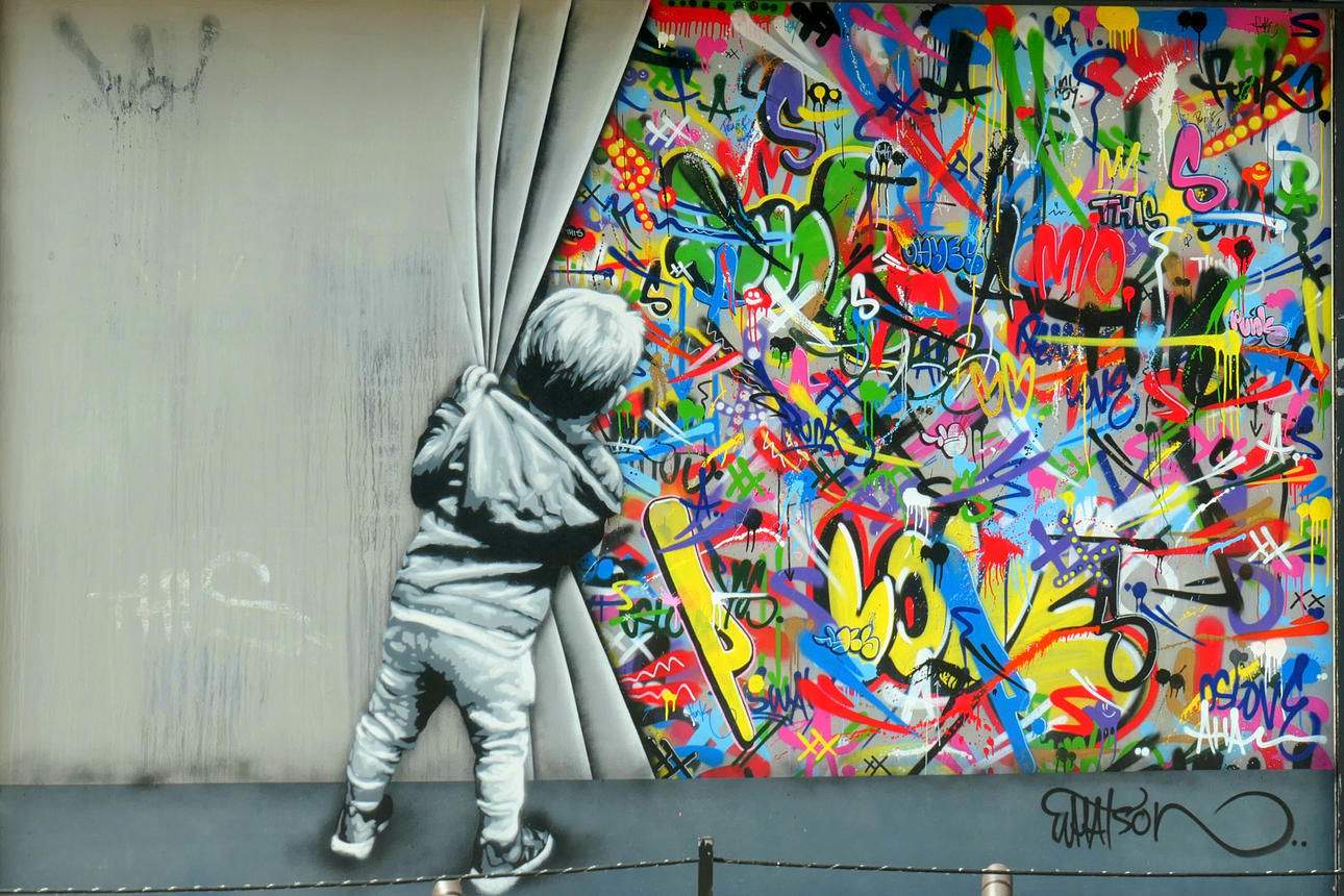 - Digitalt tryk - Street Art - 'LITTLE BOY', 2020.