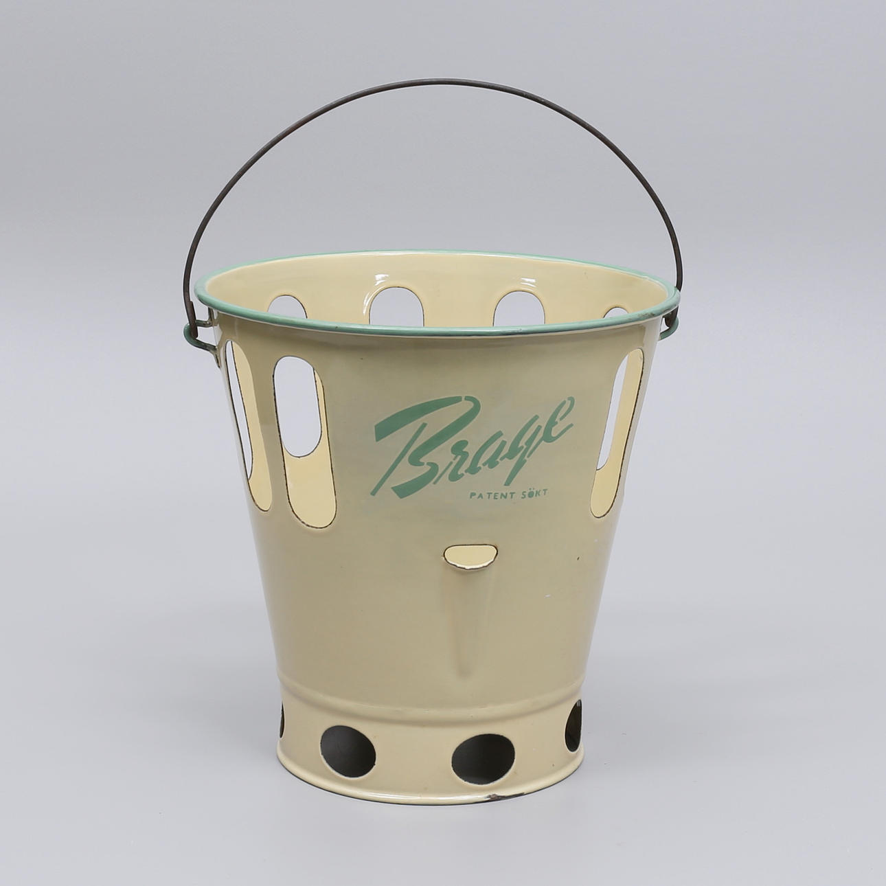 SAFTHINK, enamel, Brage, 1930s.