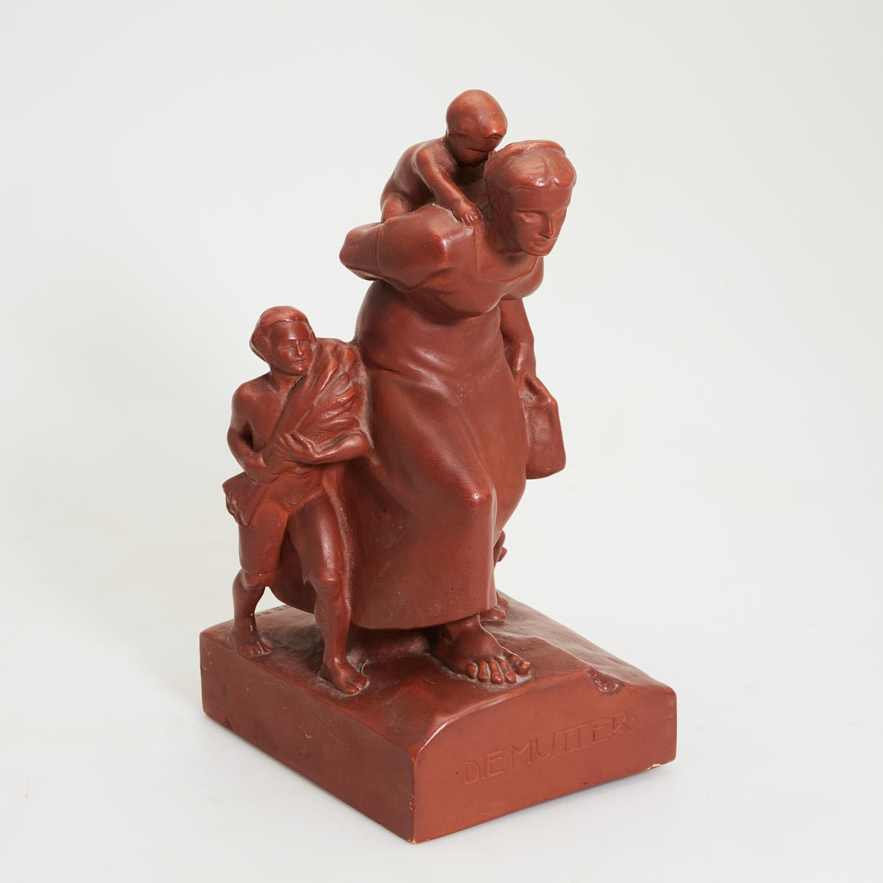 ARTHUR BOCK. Skulptur / figur / model, 'Moderen', Hamborg.