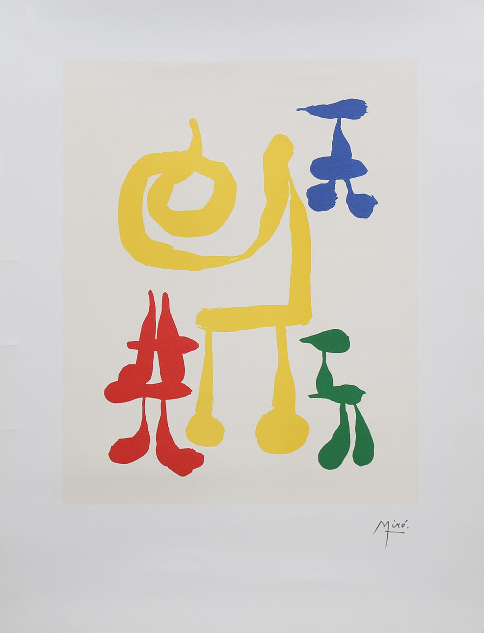 JOAN MIRÓ. SEGÚN. "Parler seul".