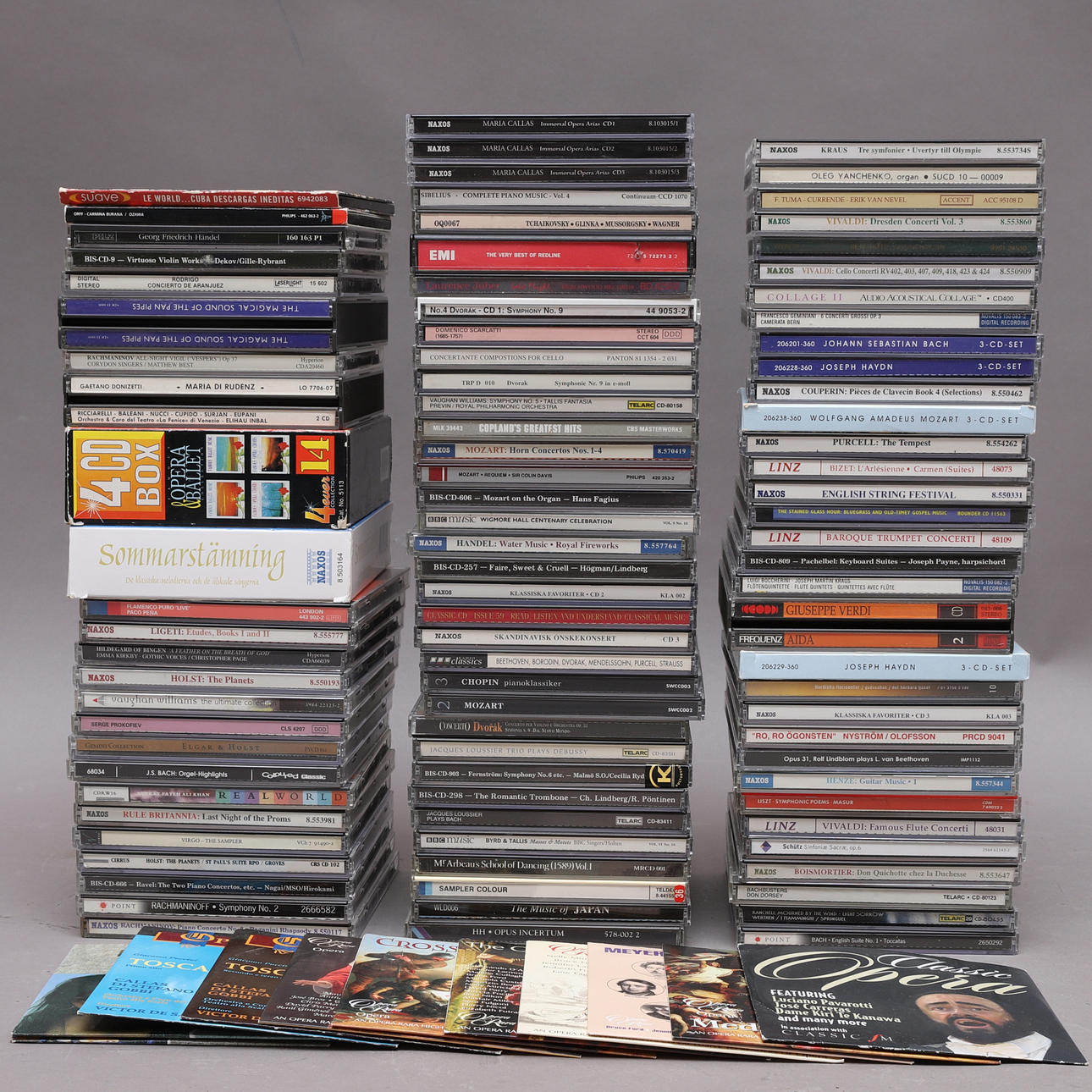 Ein Menge CD-DISCS, 130 Stück, klassische Musik.