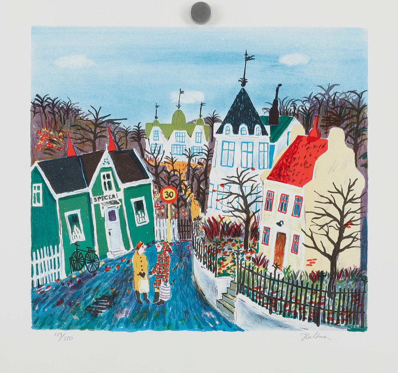 ANDERS HULTMAN. Color lithographs, 3 pcs., signed and numbered.