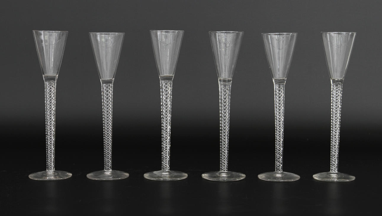 SNAPSGLAS, 6 st, 1900-tal.