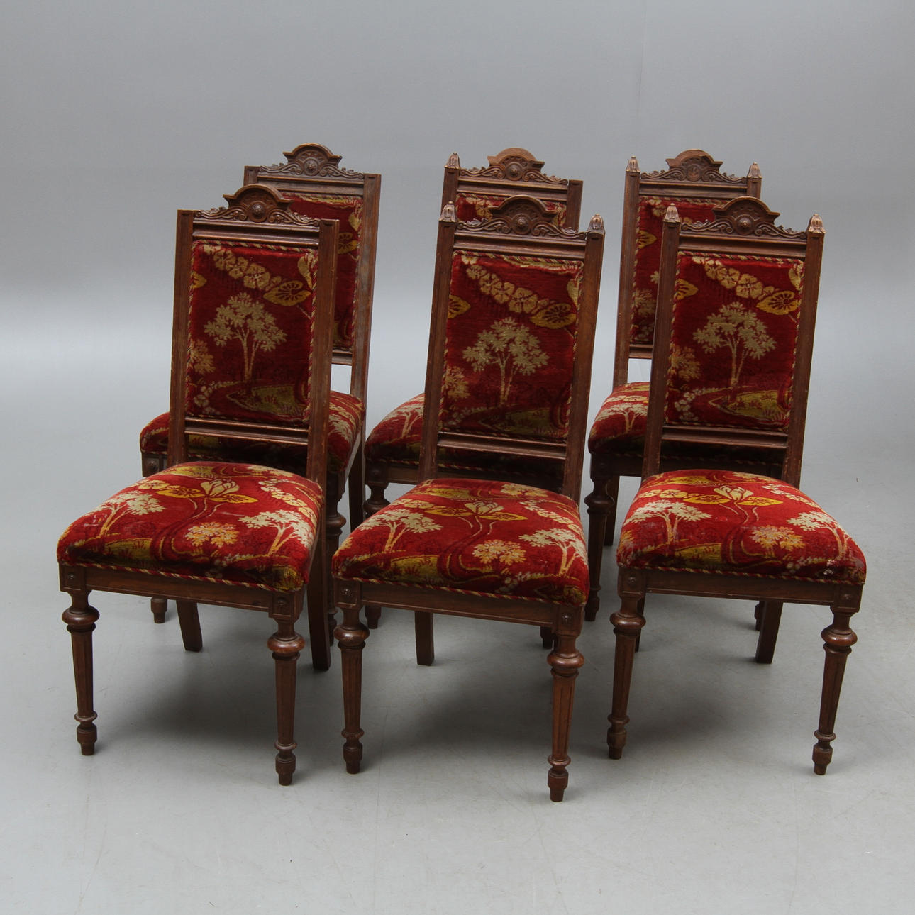 STOLAR, 6 st, nyränessans, 1800/1900-tal.