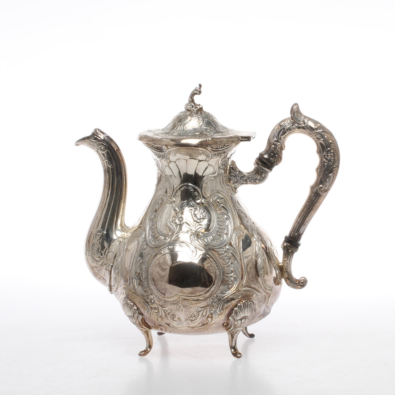 KAFFEKANNA, silver, GEWE Malmö 1965.