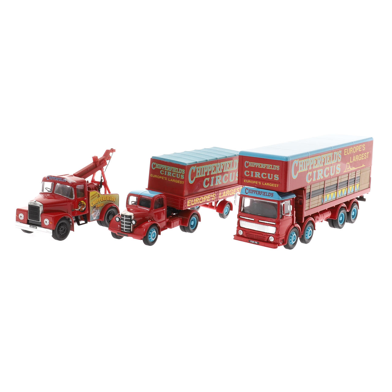 Un CORGI CHIPPERFIELDS CIRCUS AEC POLE TRUCK 97896.