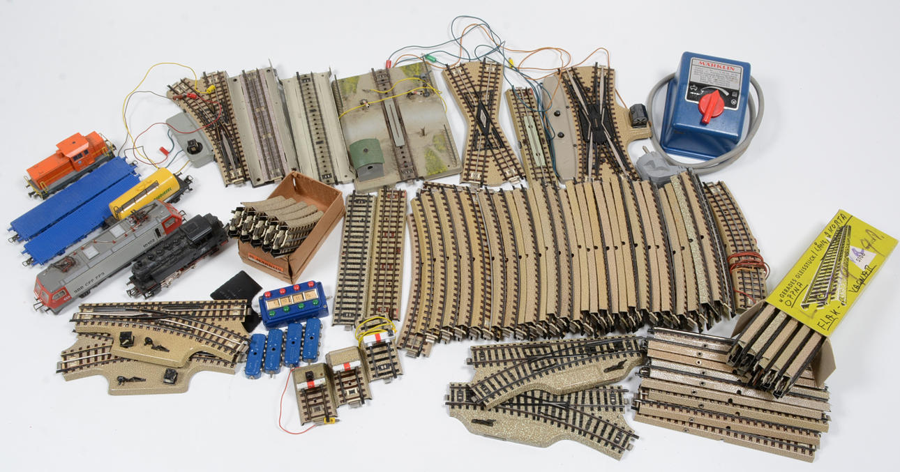 MÄRKLIN. H0, Modelleisenbahnanlage.