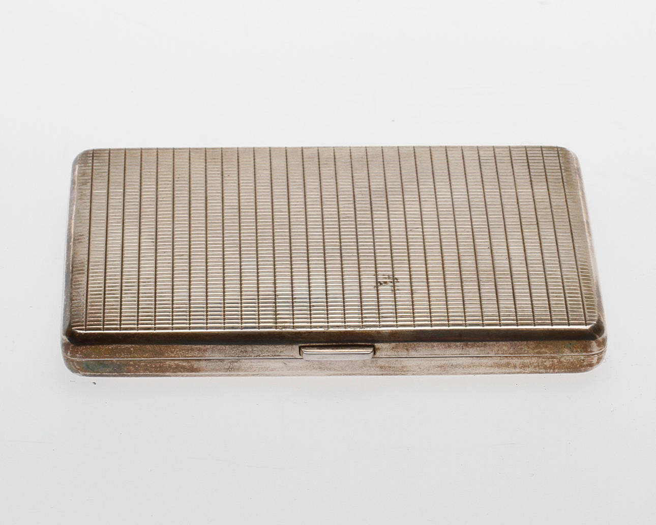 CIGARETTETUI, silver, stämplad E&K, vikt 142 gram.