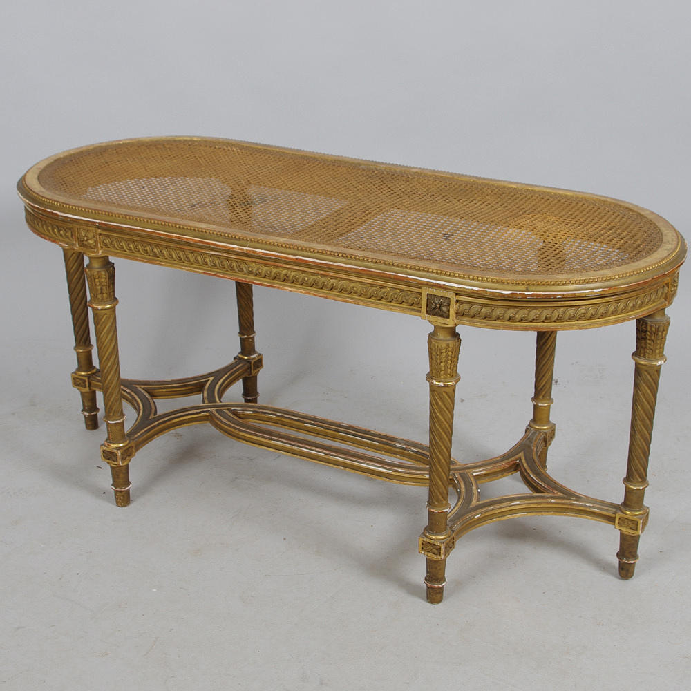 SOFFBORD, förgyllt, gustaviansk stil.