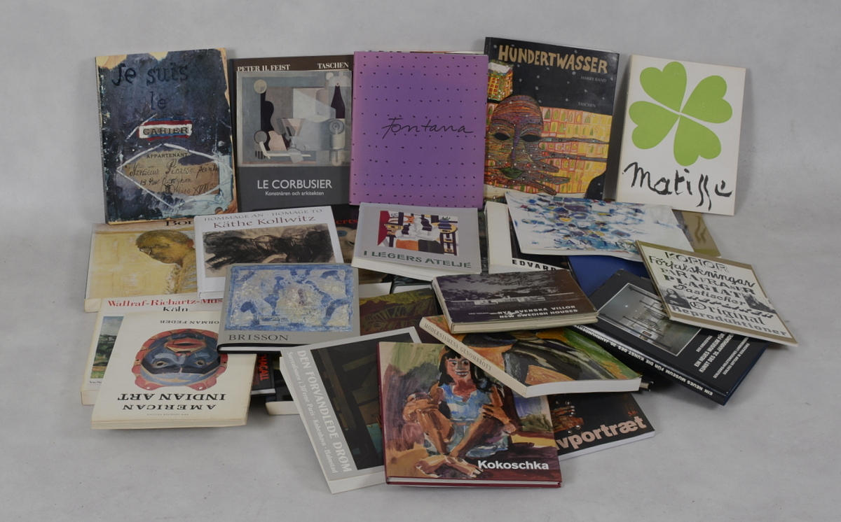 KONSTBÖCKER, stort parti.