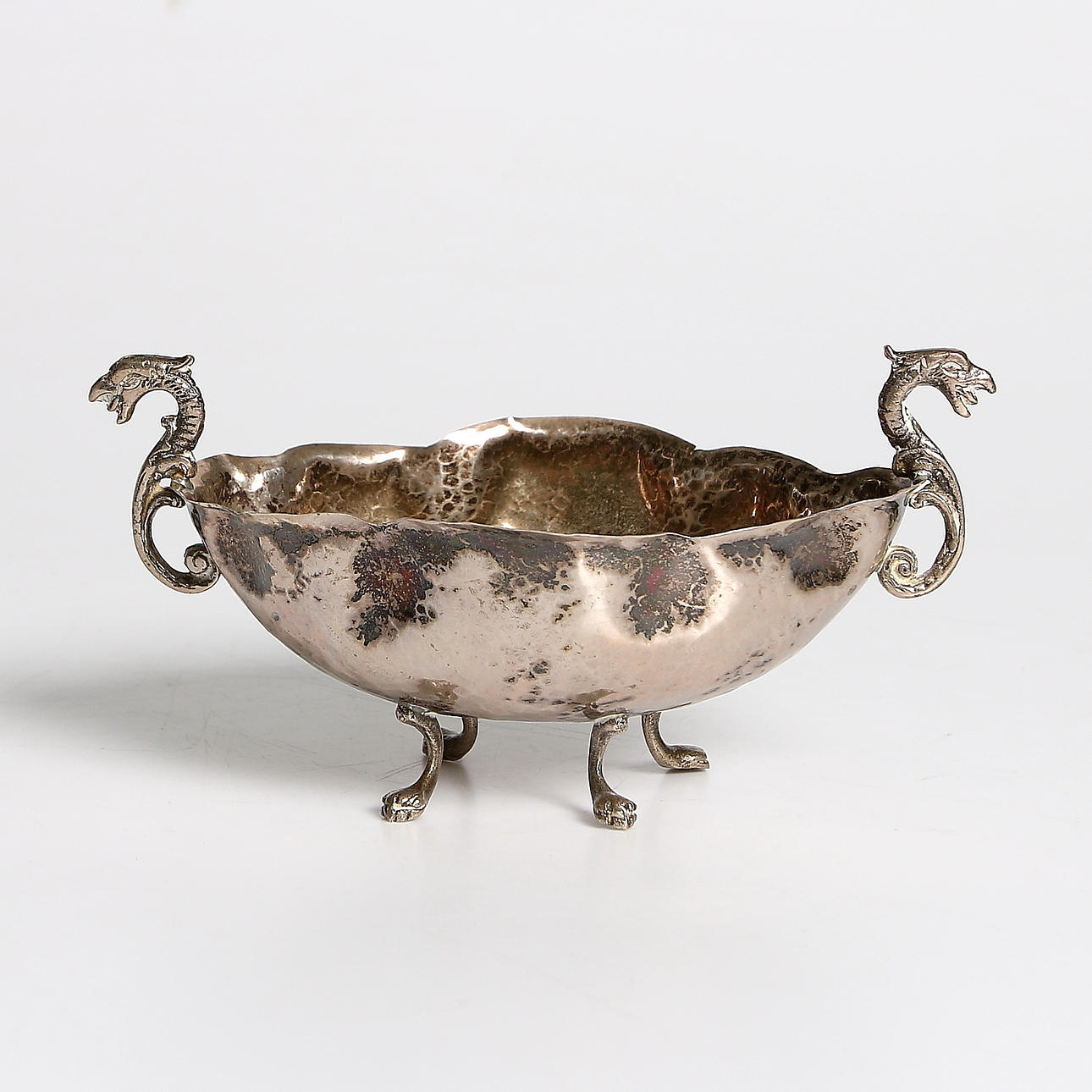 SKÅL, Sterling silver, Empirstil. 18/1900-tal. Vikt 75 gram.