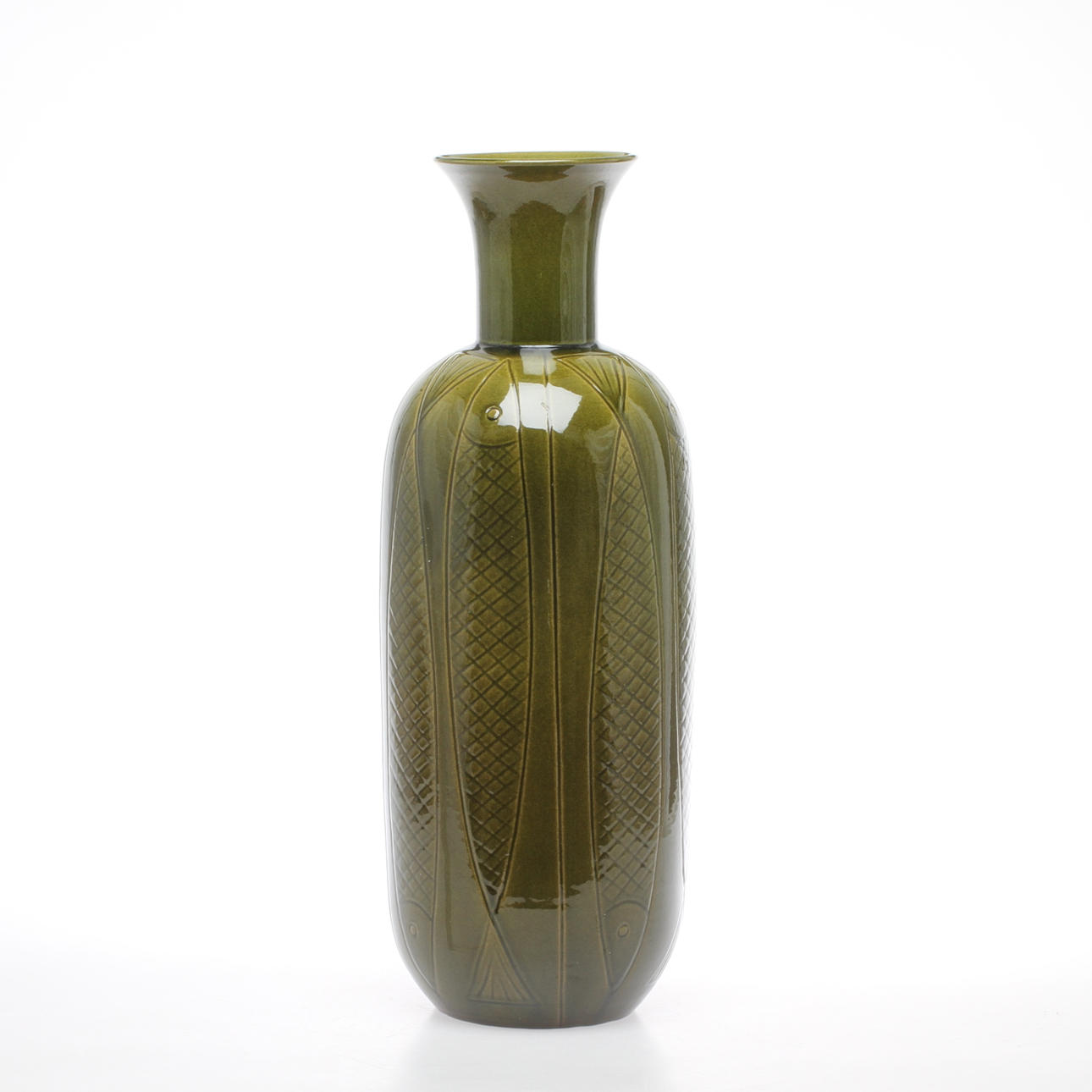 GOLVVAS, keramik, Andersson & Johansson, Höganäs, omkring 1900-talets mitt.