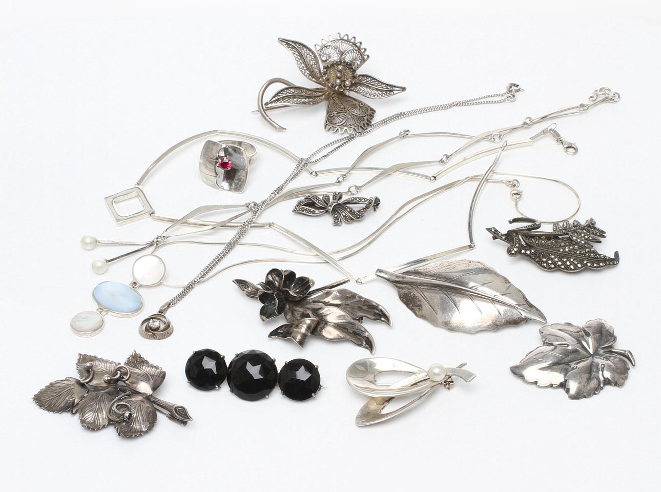 SMYCKEN, 13 delar, silver, 1900/2000-tal.