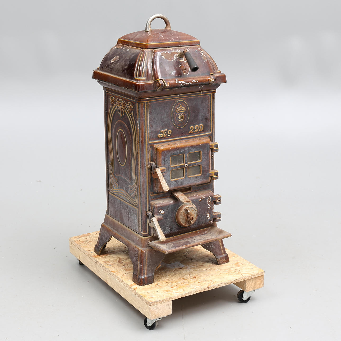 KAMIN, gjutjärn, Husqvarna no 299.