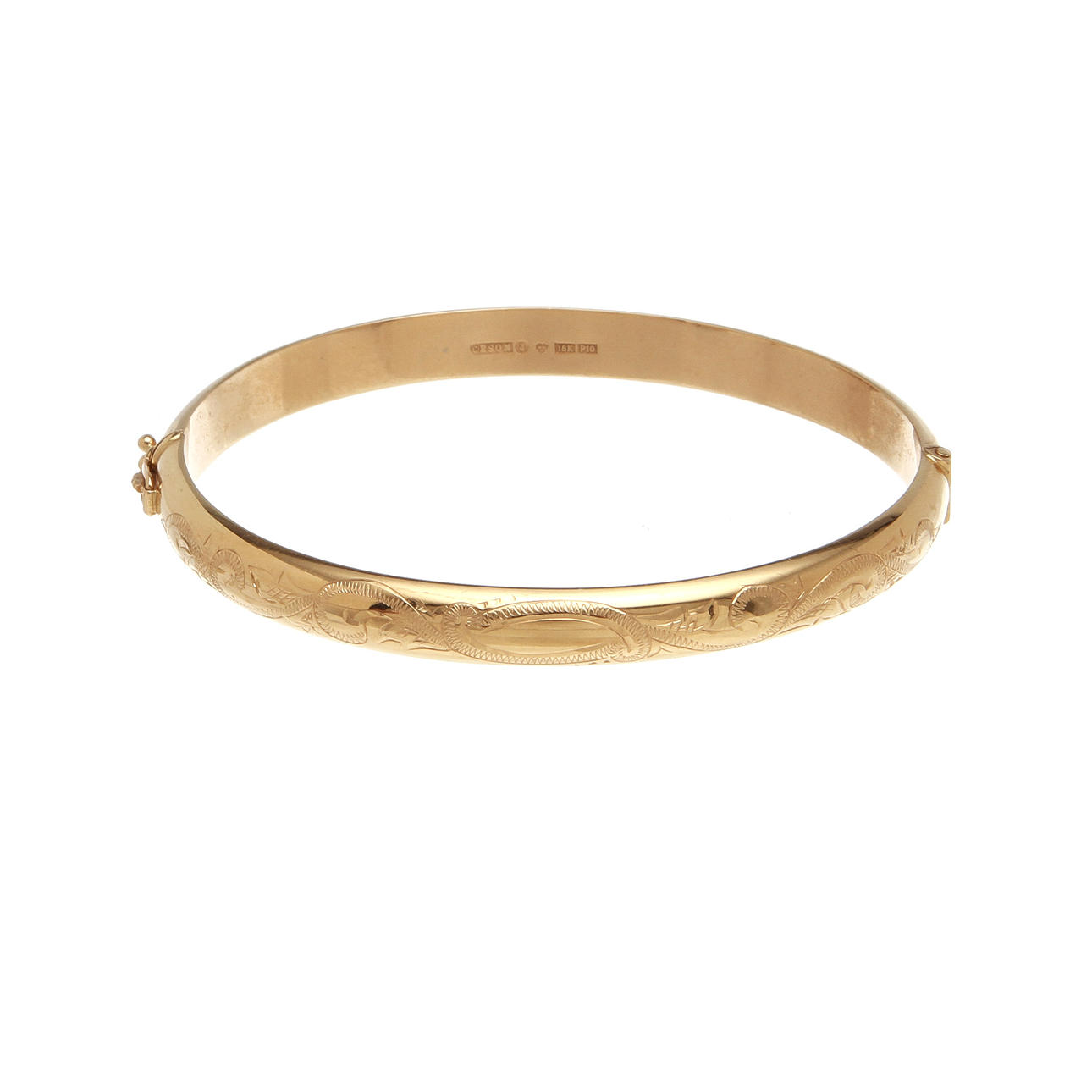 ARMRING, 18K rödguld, Ceson Guldvaru Ab, 1989. Vikt 11,8g.