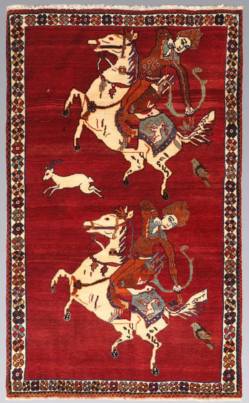 MATTA, figural, Gashgai. 200 x 116.