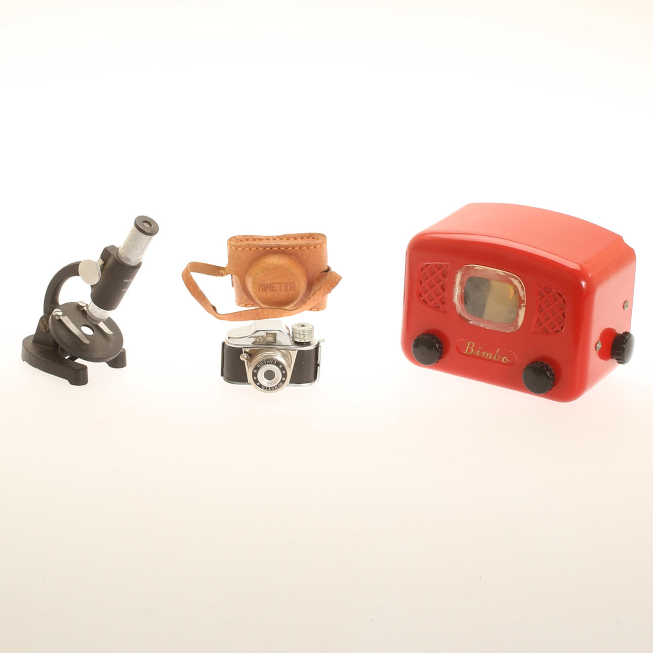 SPIONAGE-KAMERA. MIKROSKOP. Fernseher, Bimbo.