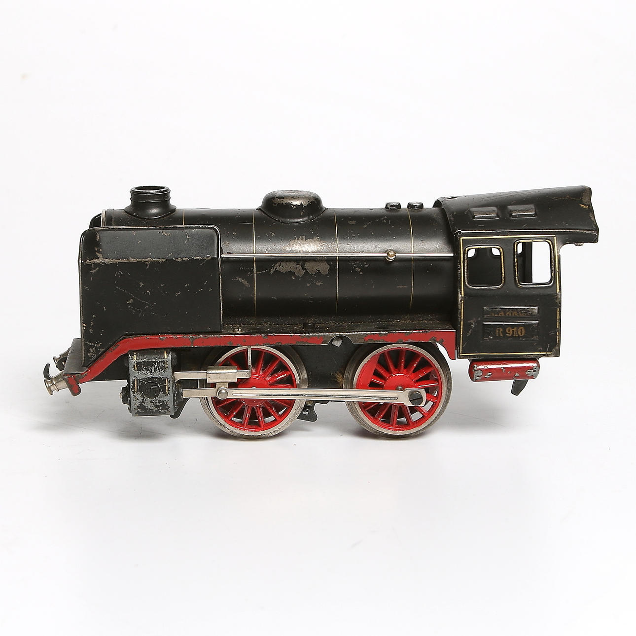 MODELLTÅG, Märklin, Lok R 910, 0, Tyskland. 1930/40-tal.