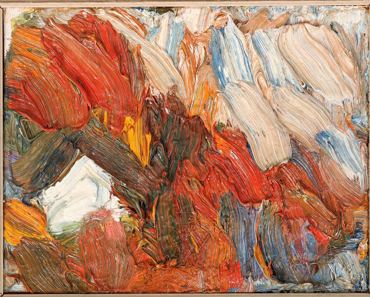 KNUT SANDGREN. Oil on wood, signed.