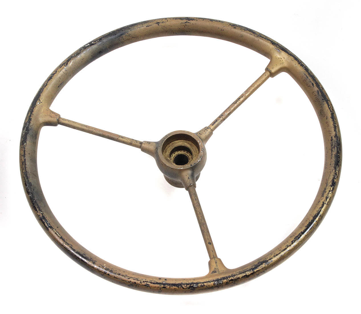 Altes Speichen Lenkrad für Oldtimer.