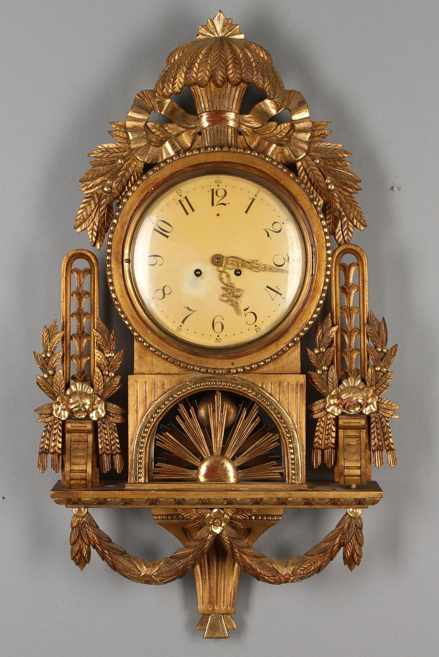 VÄGGPENDYL, gustaviansk stil, 1900-tal.