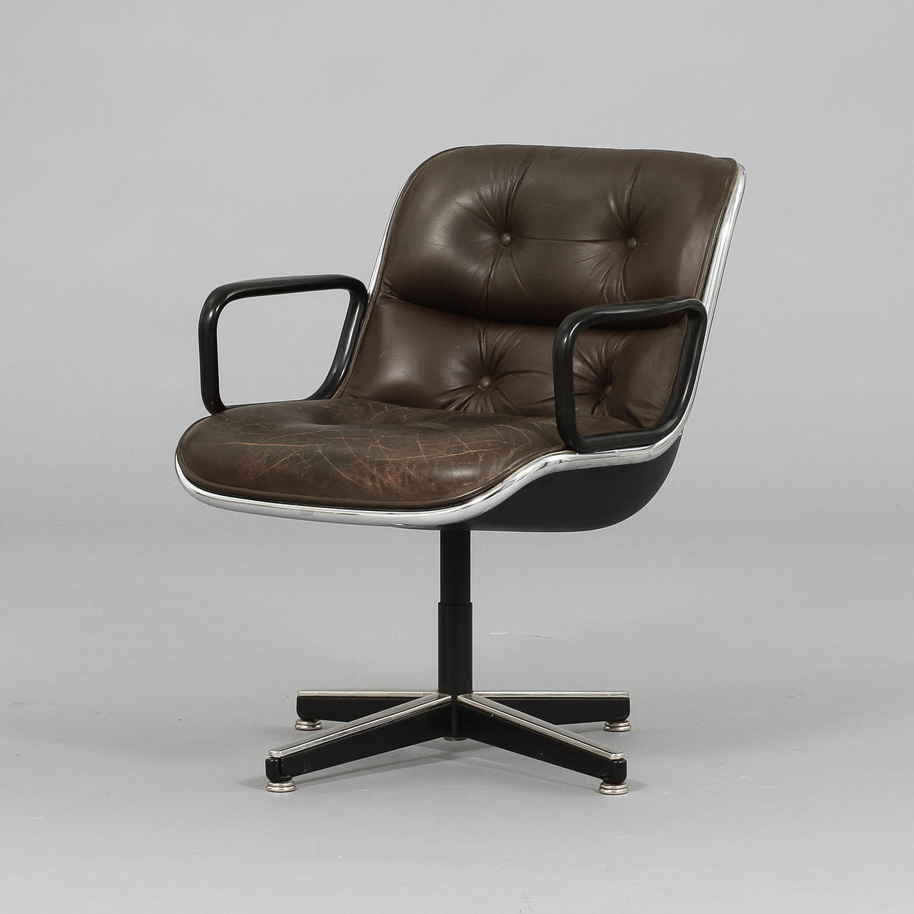 SNURRFÅTÖLJ, "12E1", Charles Pollock , Knoll international, USA.