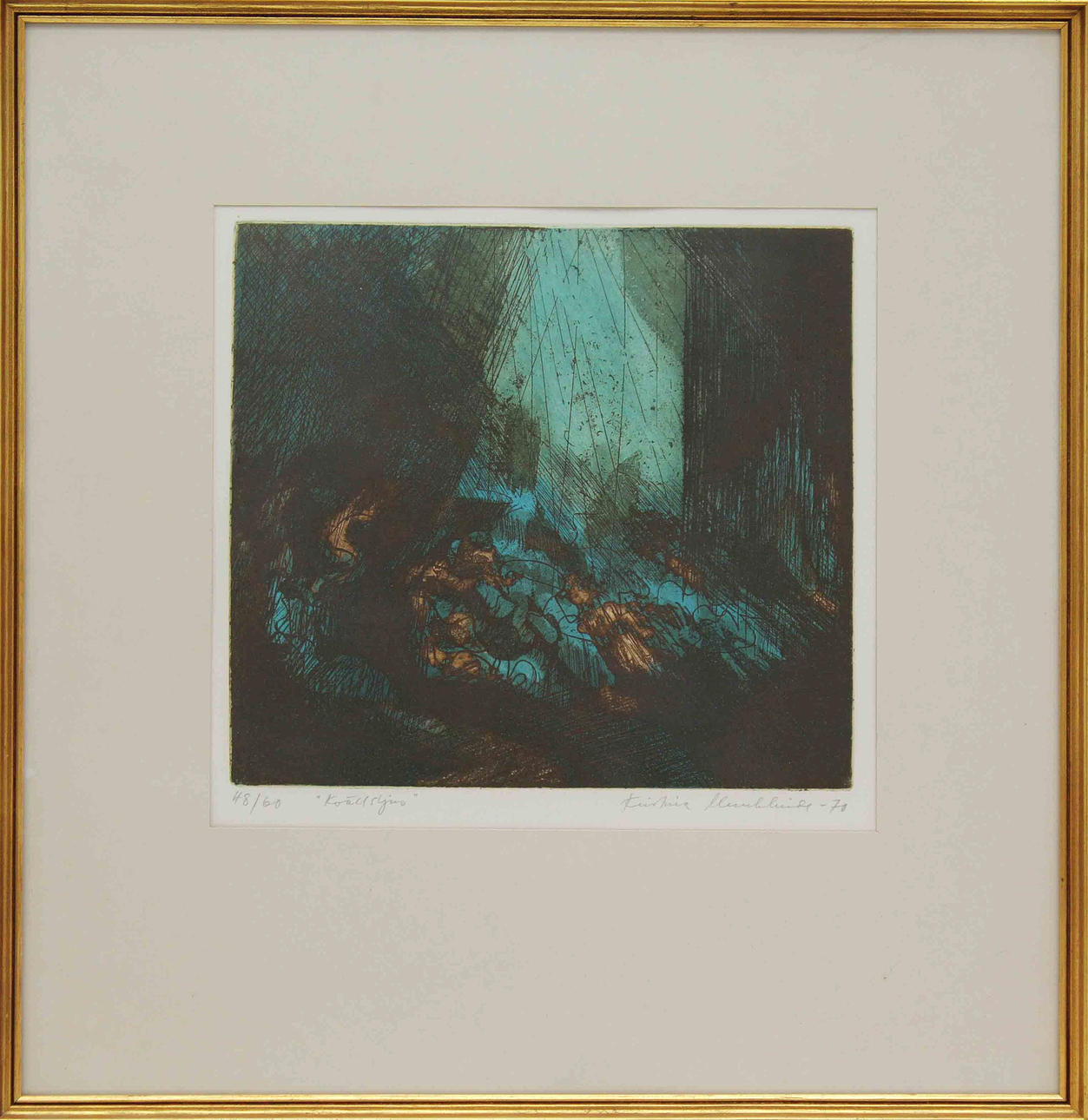 Parti konst (4). Div. tekniker. Bl.a. Kristina Munklinde och Daniel Lebier.