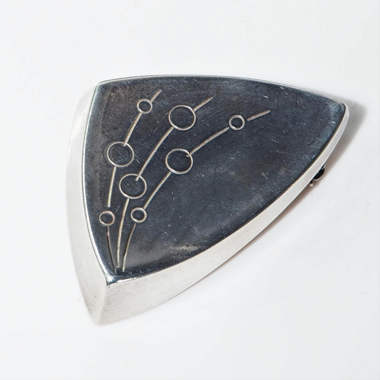 ERIK SVANE. BROOCH, silver, year 1957.