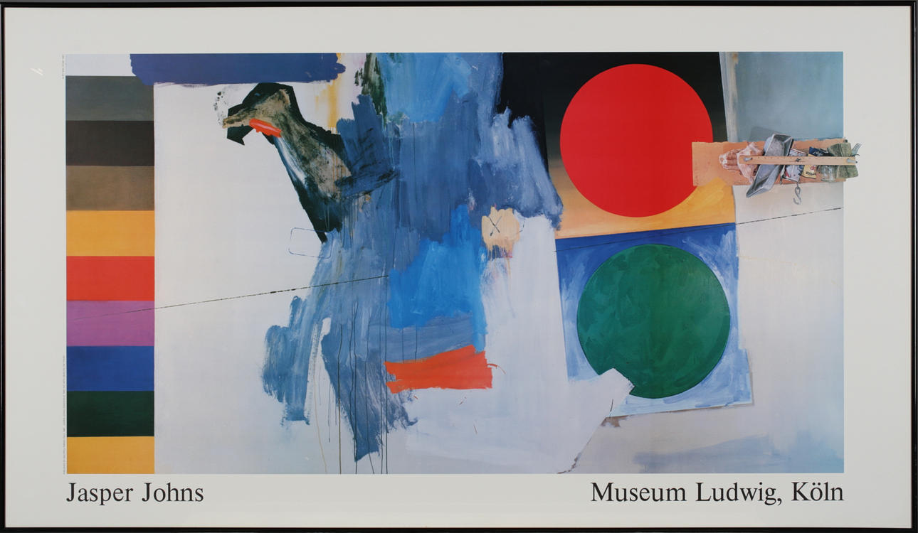 POSTER, Jasper Johns, Museum Ludwig, Cologne.