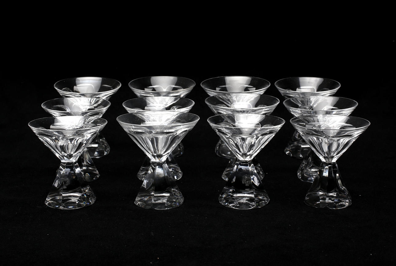 KRISTALLGLAS, 12 st. Boda.