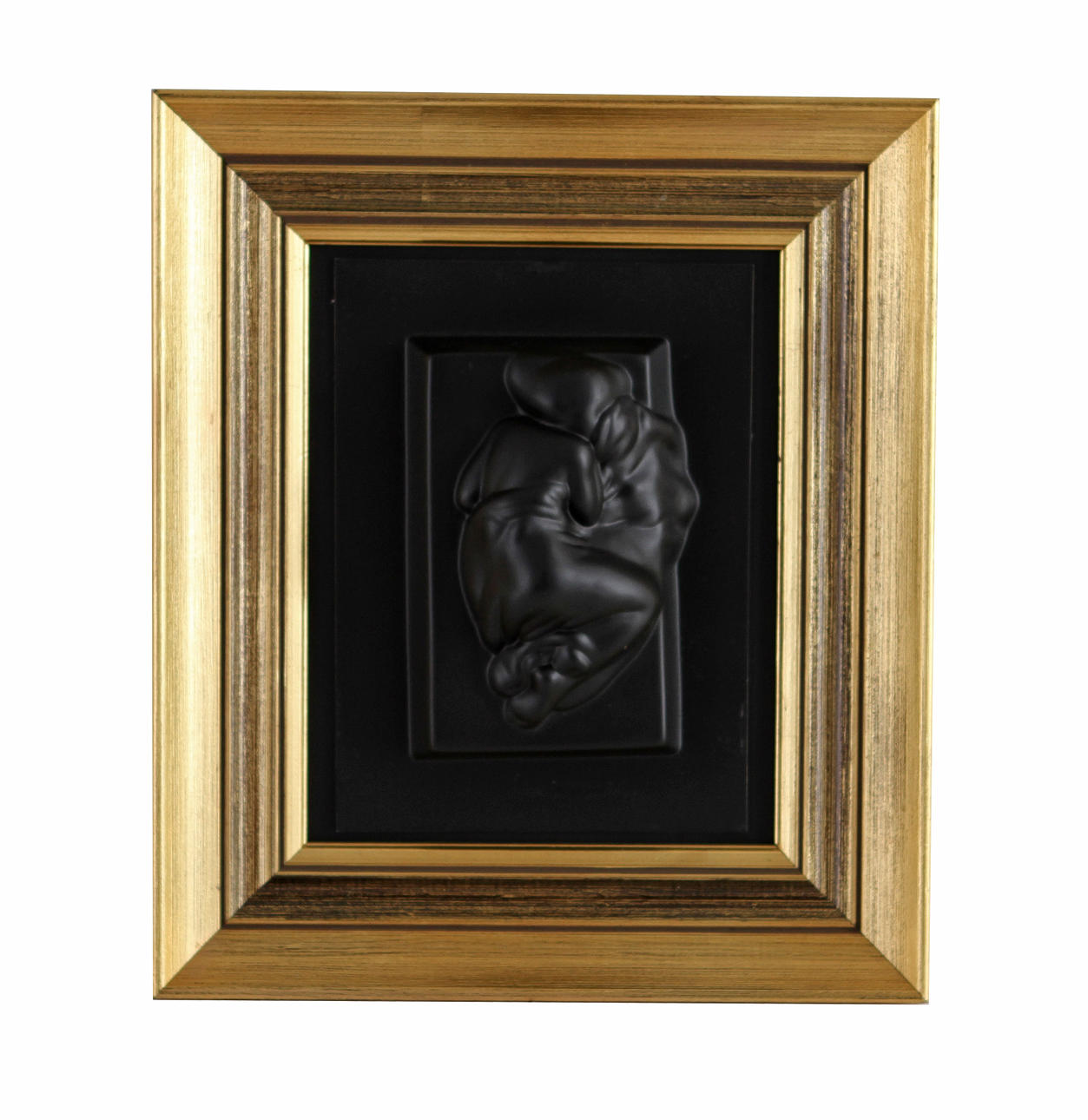 BARBRO BÄCKSTRÖM. Liggande figur. Plastrelief, 77/1000.