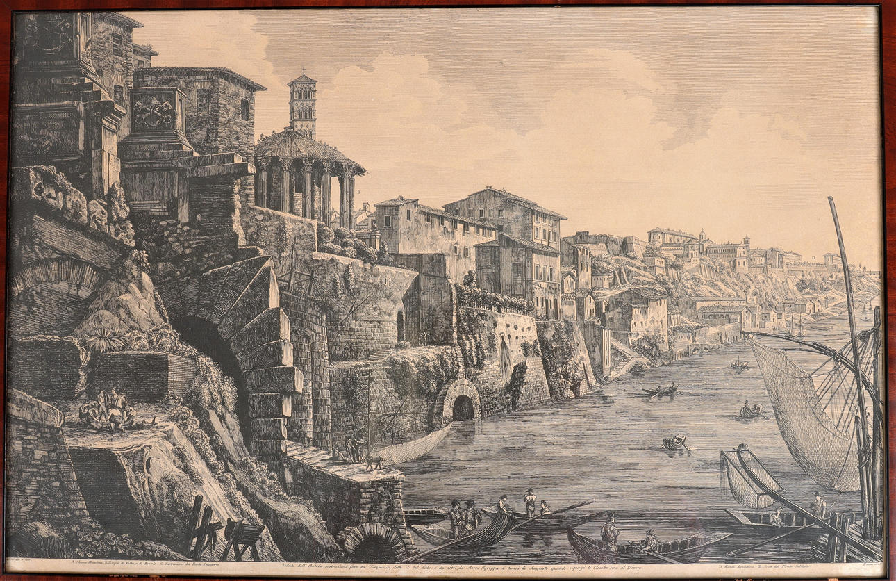 LUIGI ROSSINI. Grabado en cobre, impresión posterior, fechado en 1823.