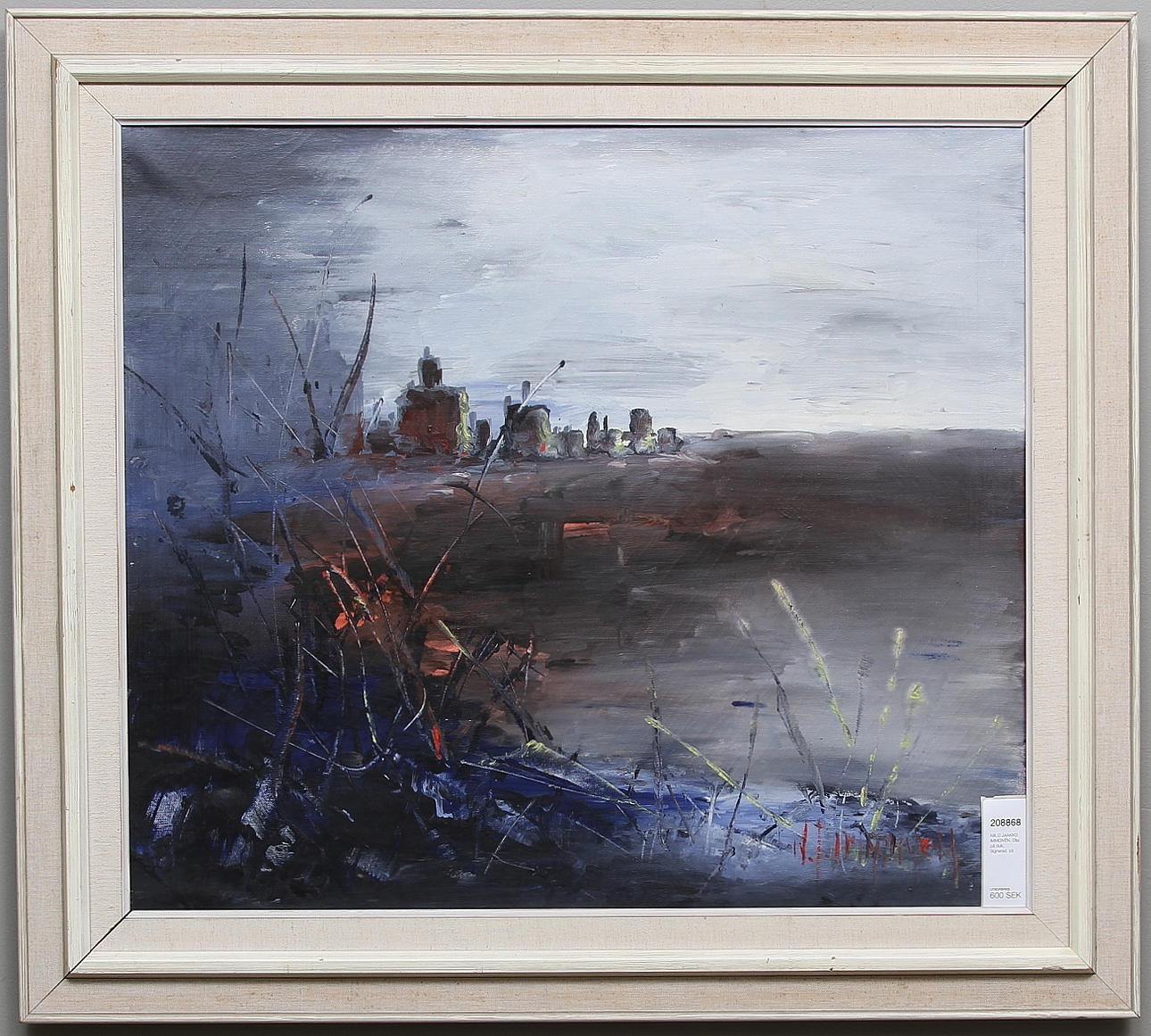 NIILO JAAKKO IMMONEN. Olja på duk. Signerad.