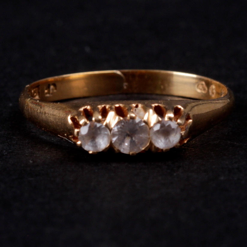 RING, med stenar, 18k guld, Fryklund & Pålsson Guldateljen, 1960.