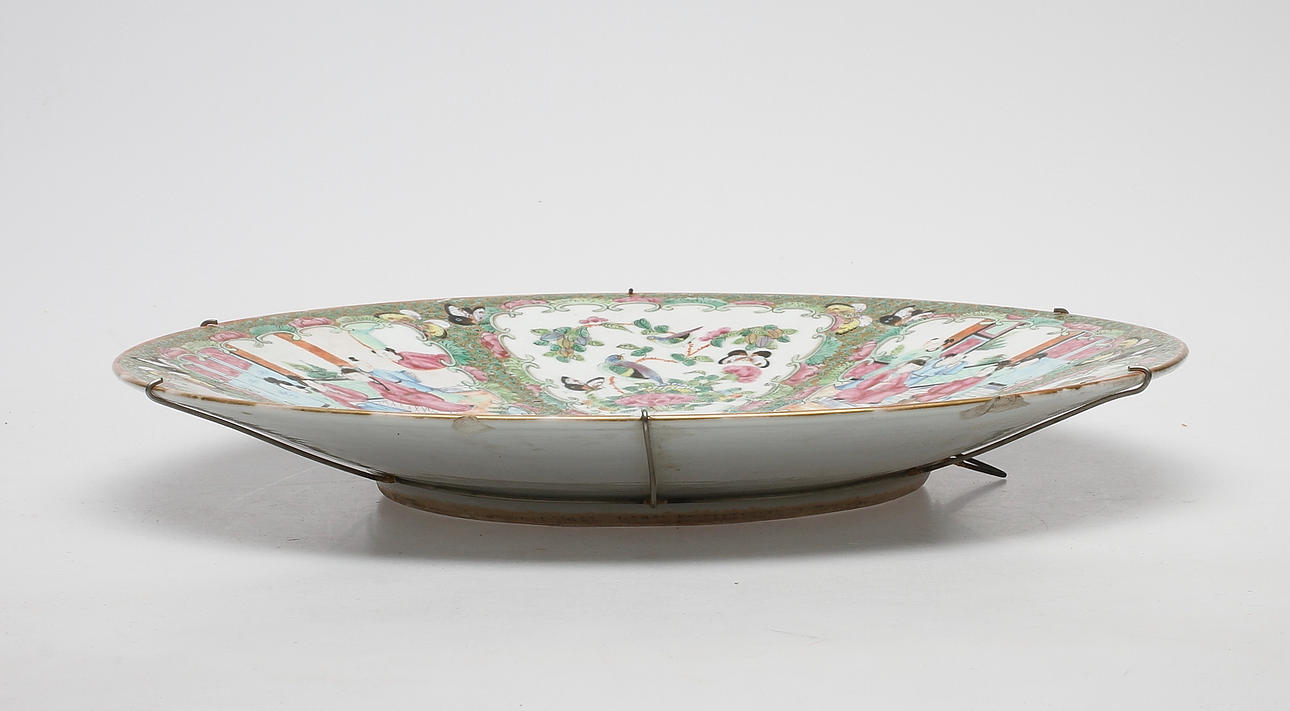 SKÅLFAT, porslin, Kanton, Kina, 1800-tal.