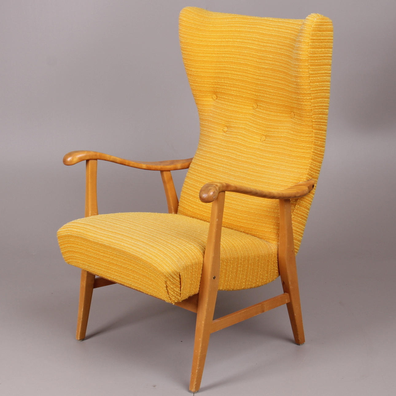 FÅTÖLJ, Nordiska kompaniet, Stockholm, 1900-talets sista hälft.