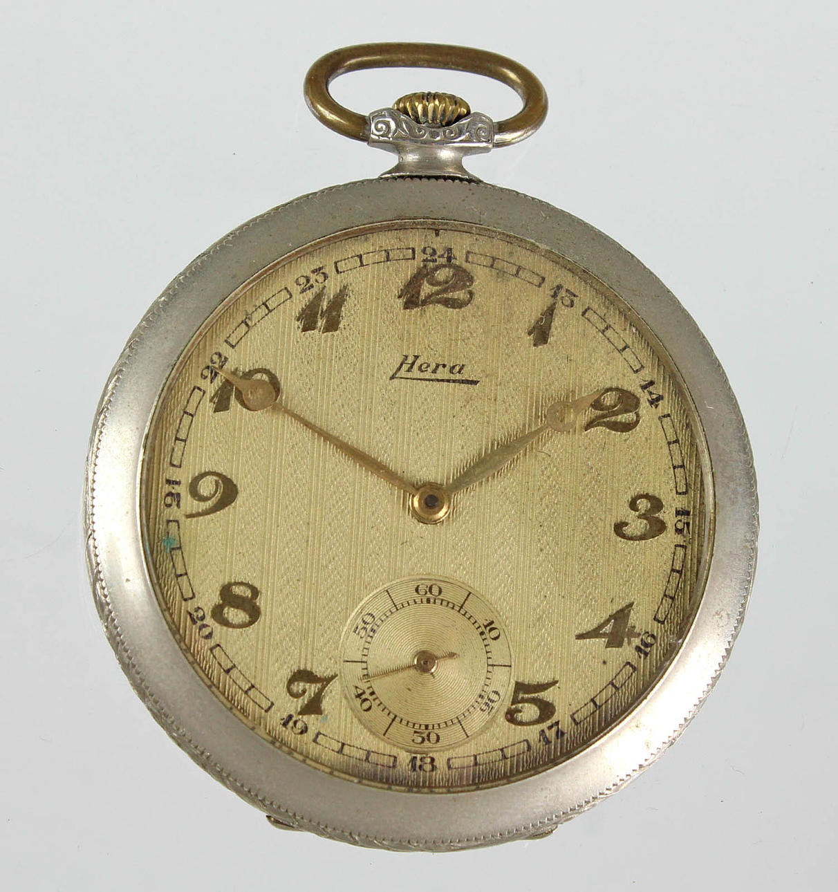 SCHWEIZER HERREN TASCHENUHR.