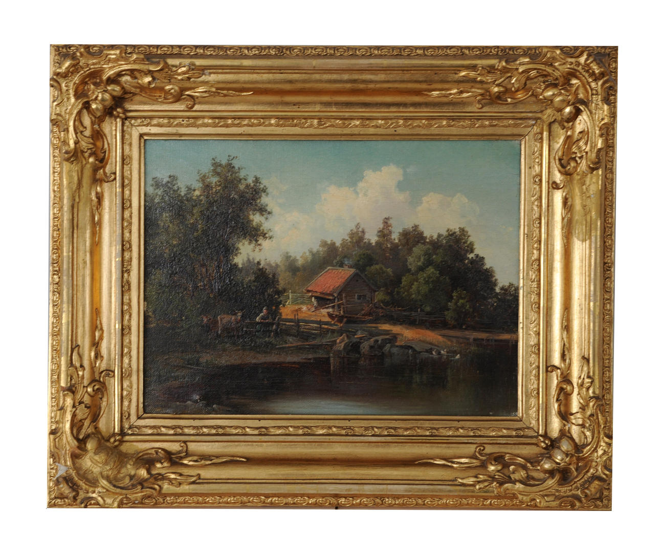 JOSEFINA HOLMLUND. Olja på duk. Signerad.