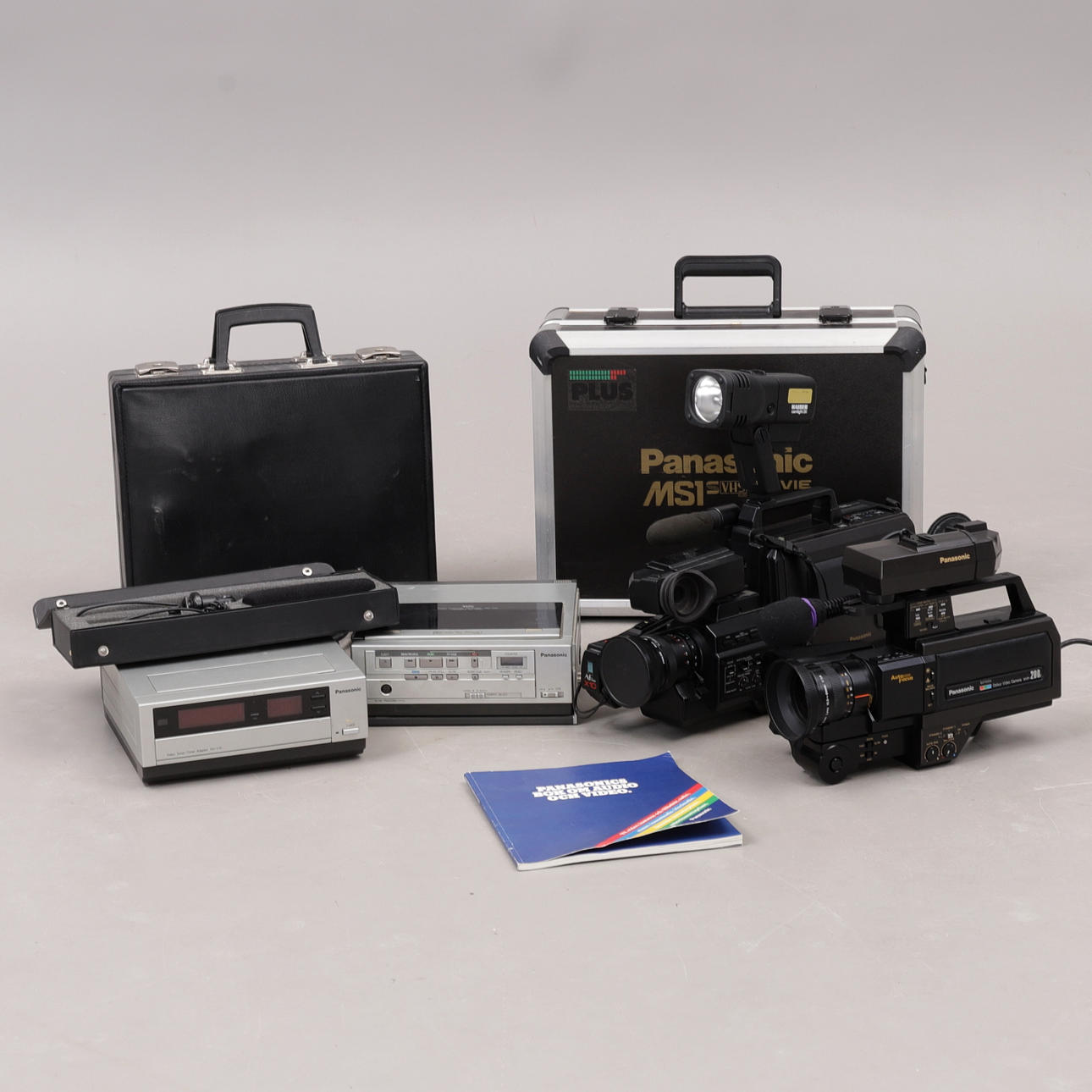 S-VHS-KAMERA, REDIGERINGSUTRUSTNING, 1980-tal.