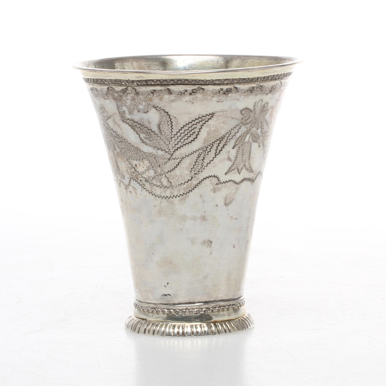 BÄGARE, silver, Henrik Adam Christiernin 1740-1760, Arboga.